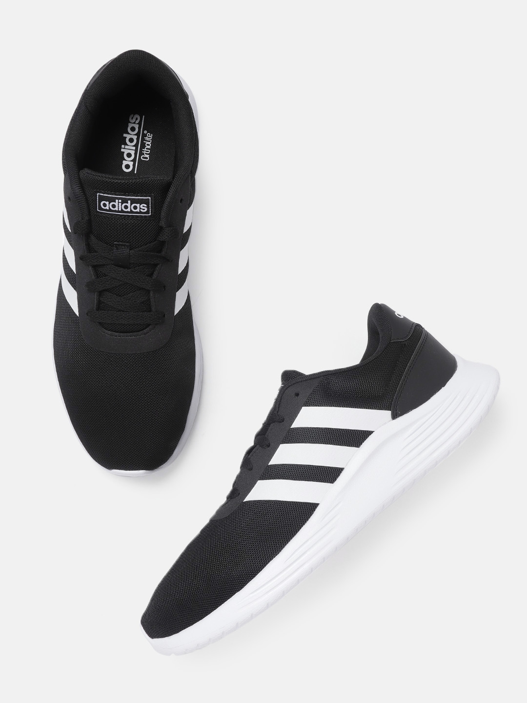 Buy ADIDAS Men Black White Lite Racer 2.0 Running Shoes Sports Shoes for Men 11353080 Myntra