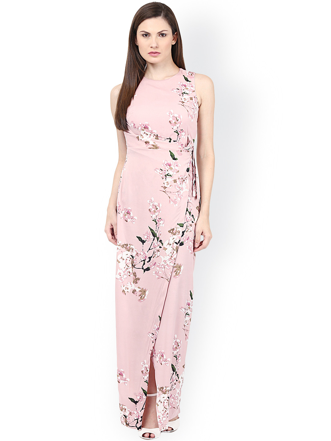 Harpa Pink Printed Maxi Dress