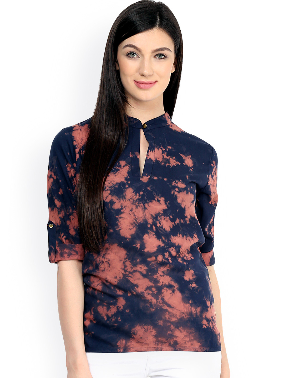 Pannkh Blue Printed Top