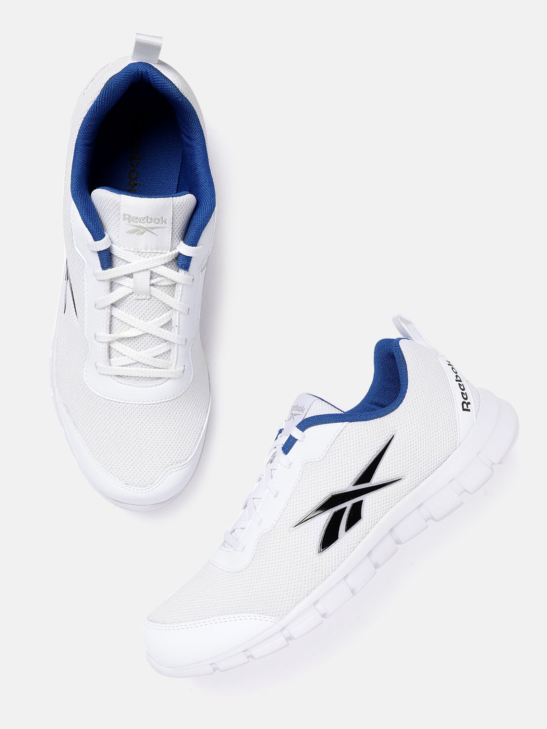 Reebok Men White Solid Ride Running Shoes