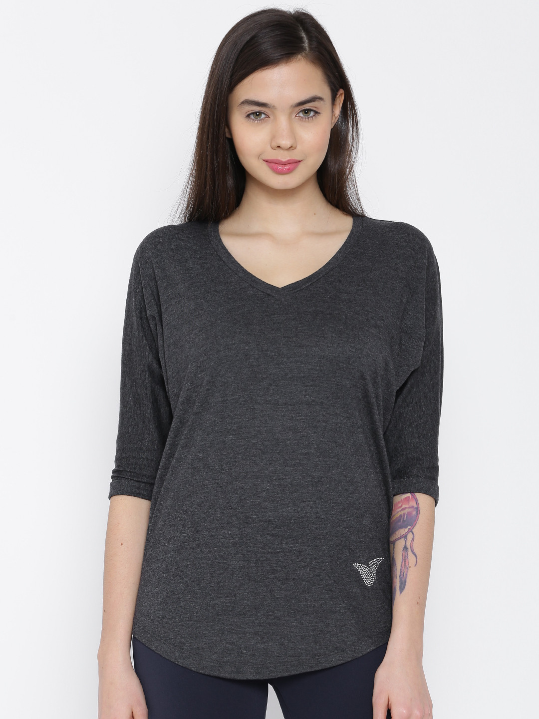 Sera Charcoal Grey Top