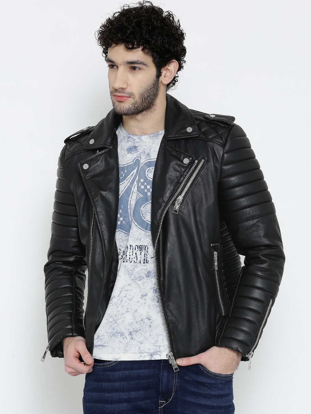 Myntra 2025 leather jacket