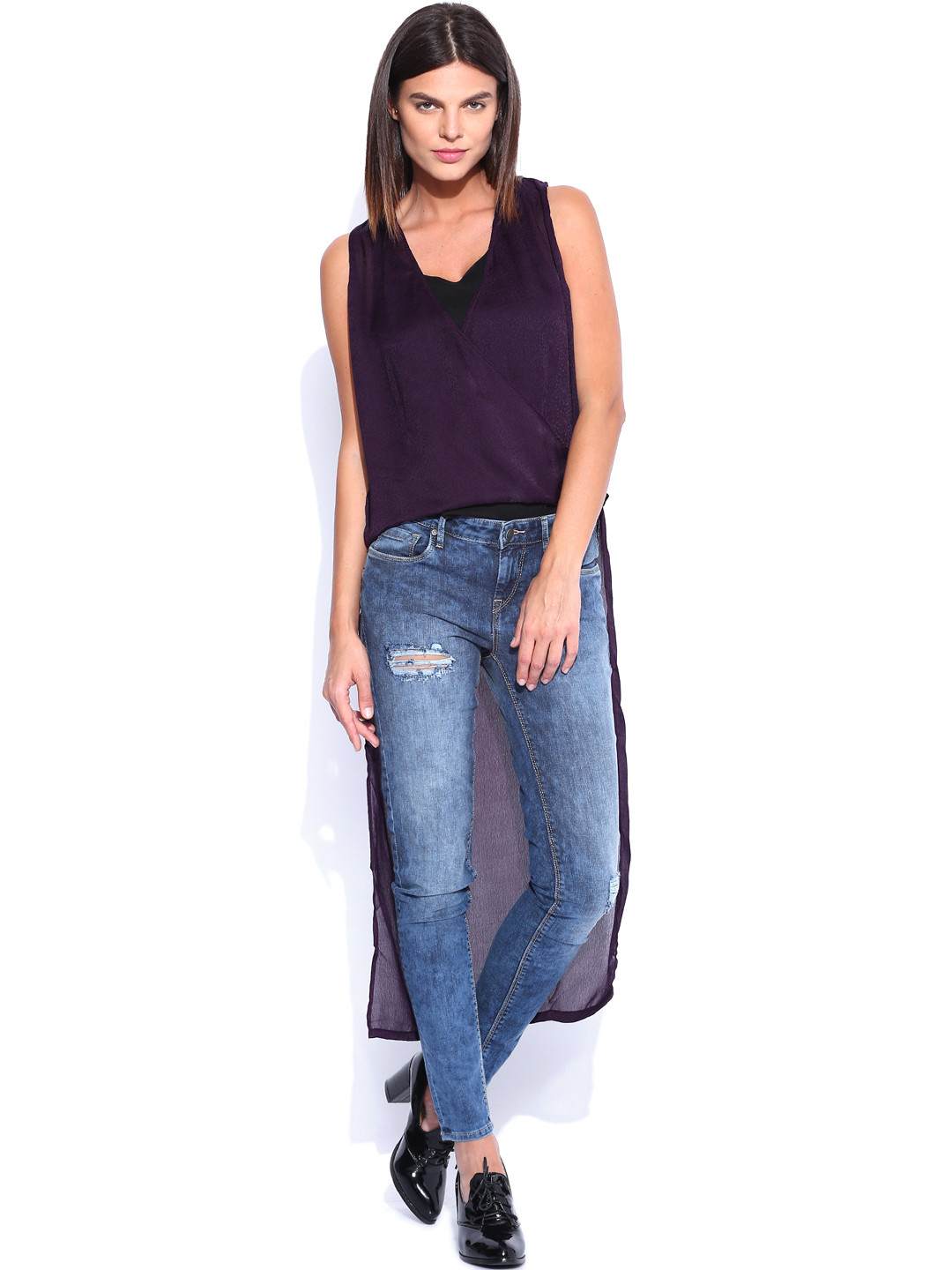 Tokyo Talkies Purple Tunic