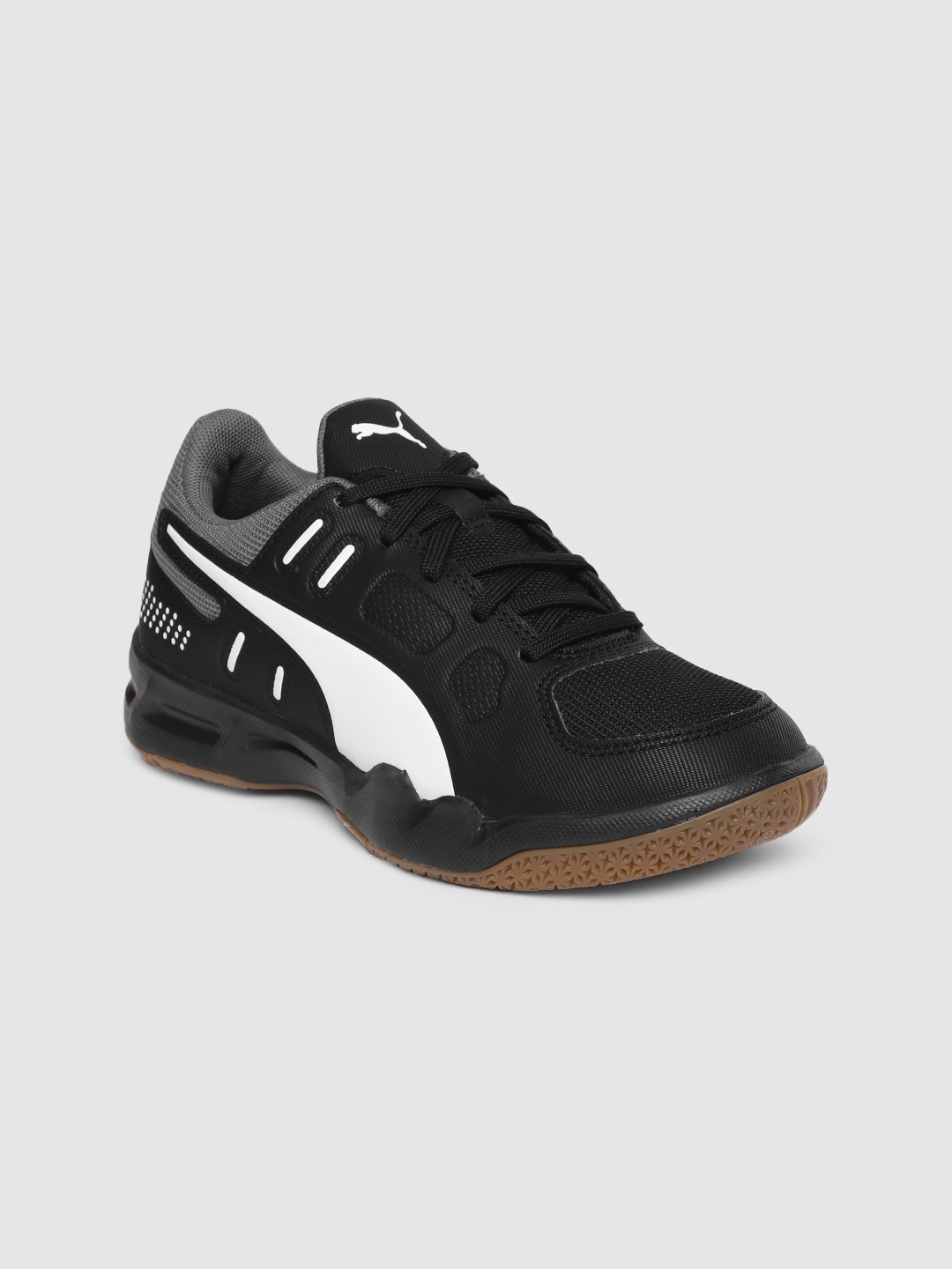 Puma Unisex Black Auriz Youth Badminton Shoes