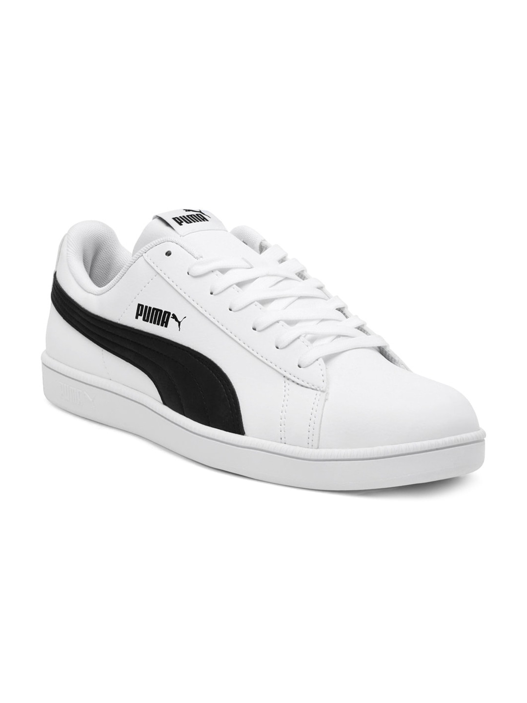 Puma Unisex White Colourblocked Up Sneakers