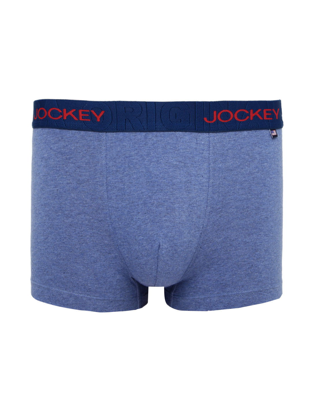 Jockey USA Originals Stretch Blue Melange Trunks US60-0105-LTDML