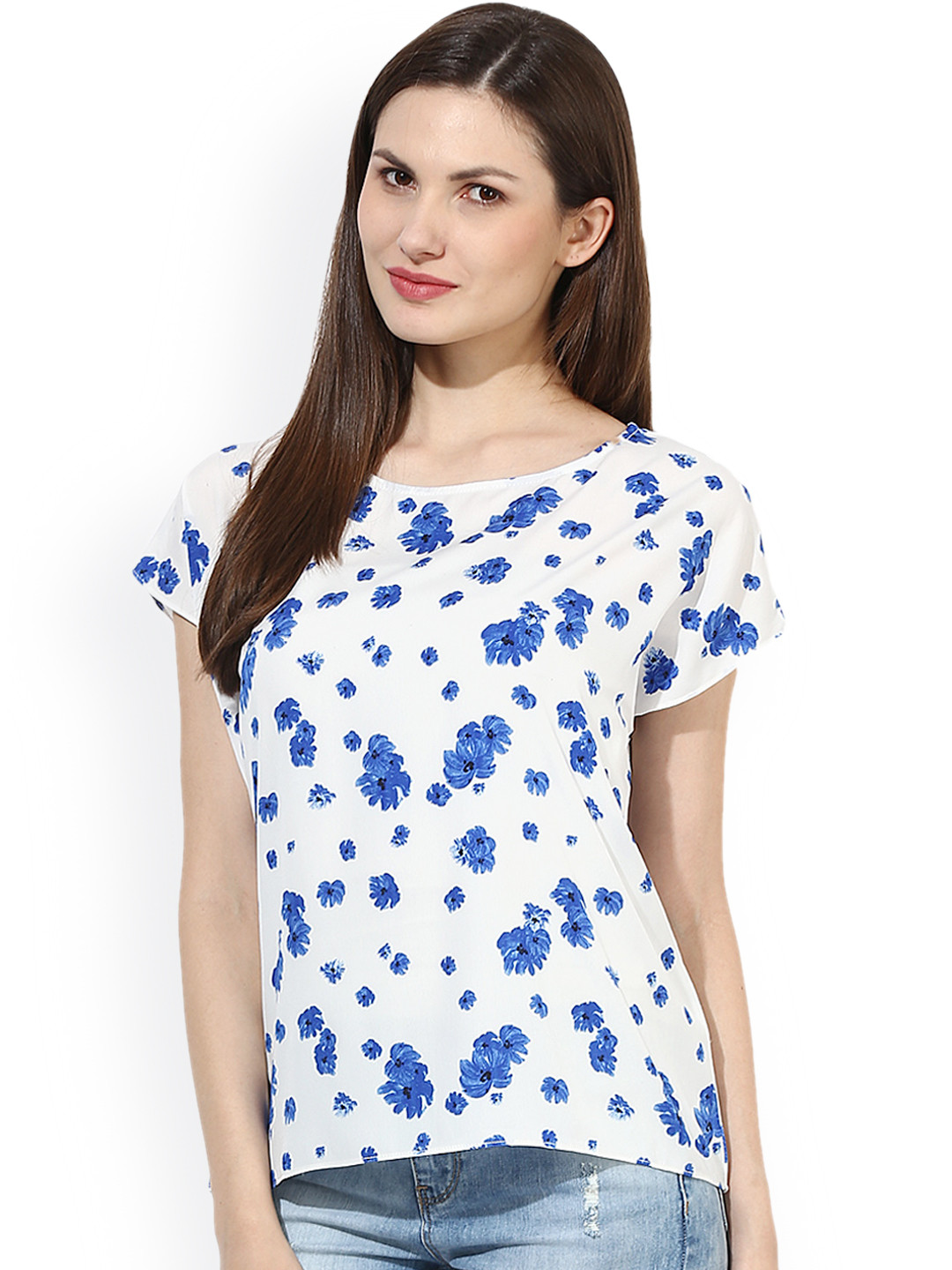 Harpa White Printed Top