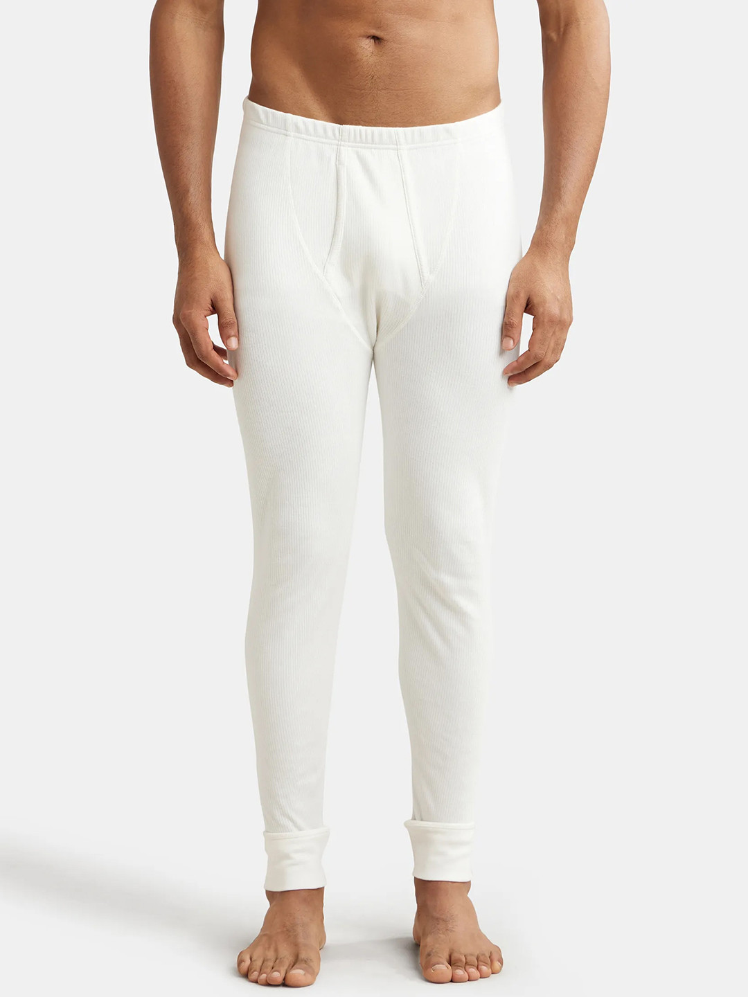 Jockey THERMALS Men White Thermal Pants 2420