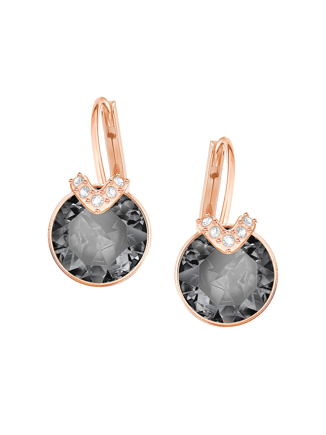 SWAROVSKI Women Rose Gold-Plated Studs
