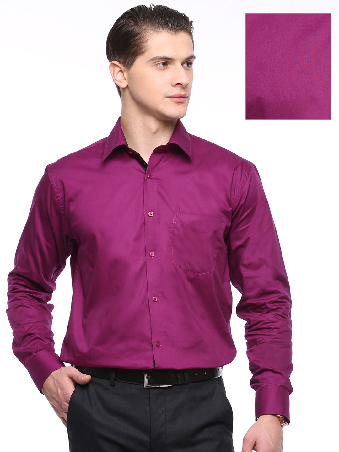Hancock Magenta Formal Shirt - Shirts 