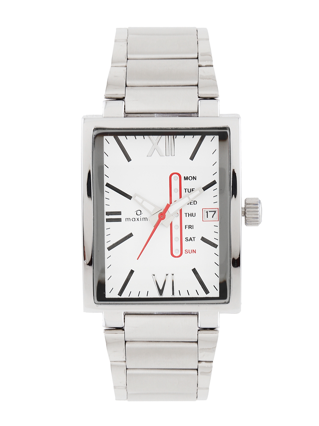 Buy maxima Attivo Men White Dial Watch 25143CMGI Watches for Men 1145100 Myntra