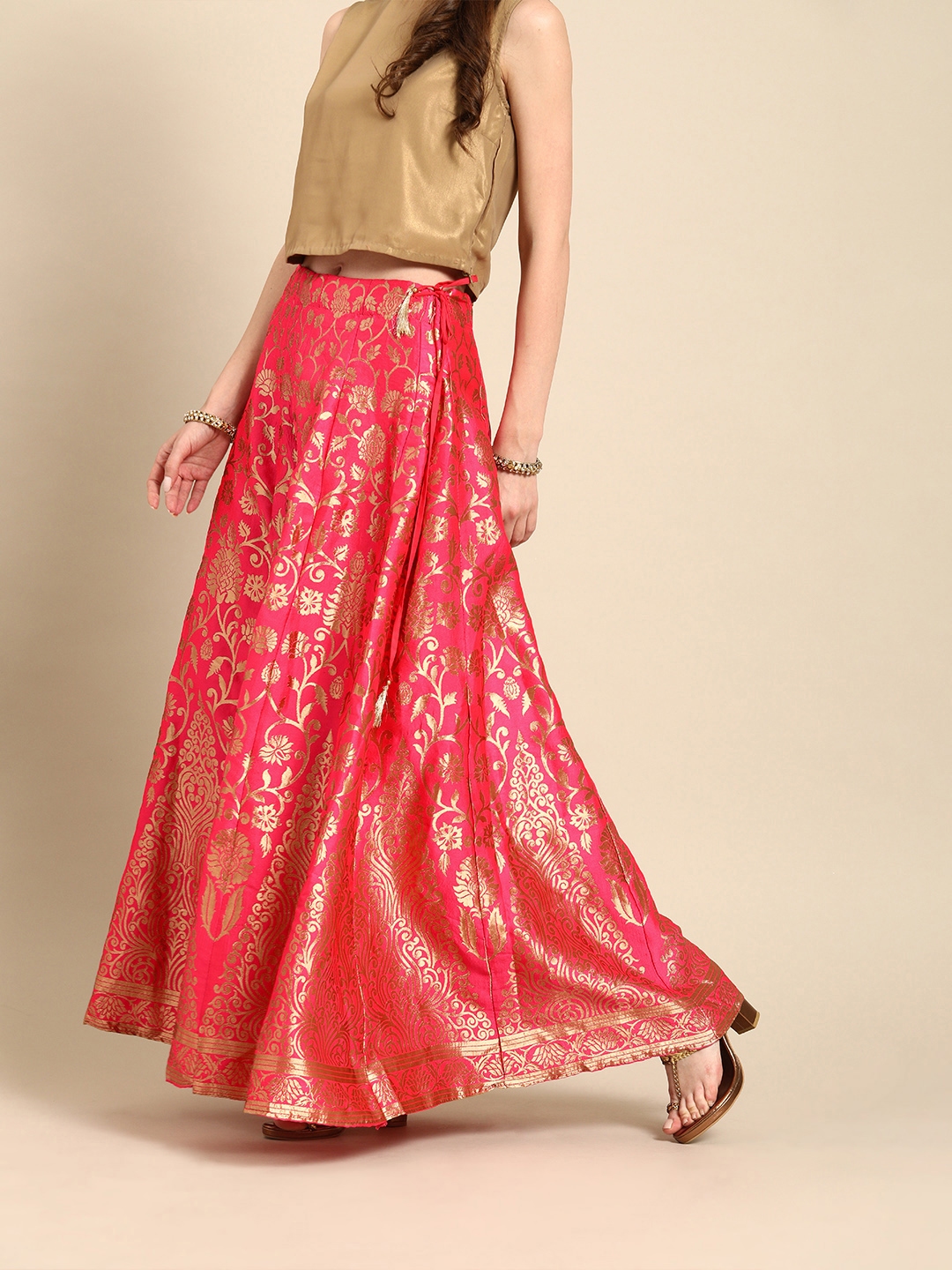 myntra long skirts