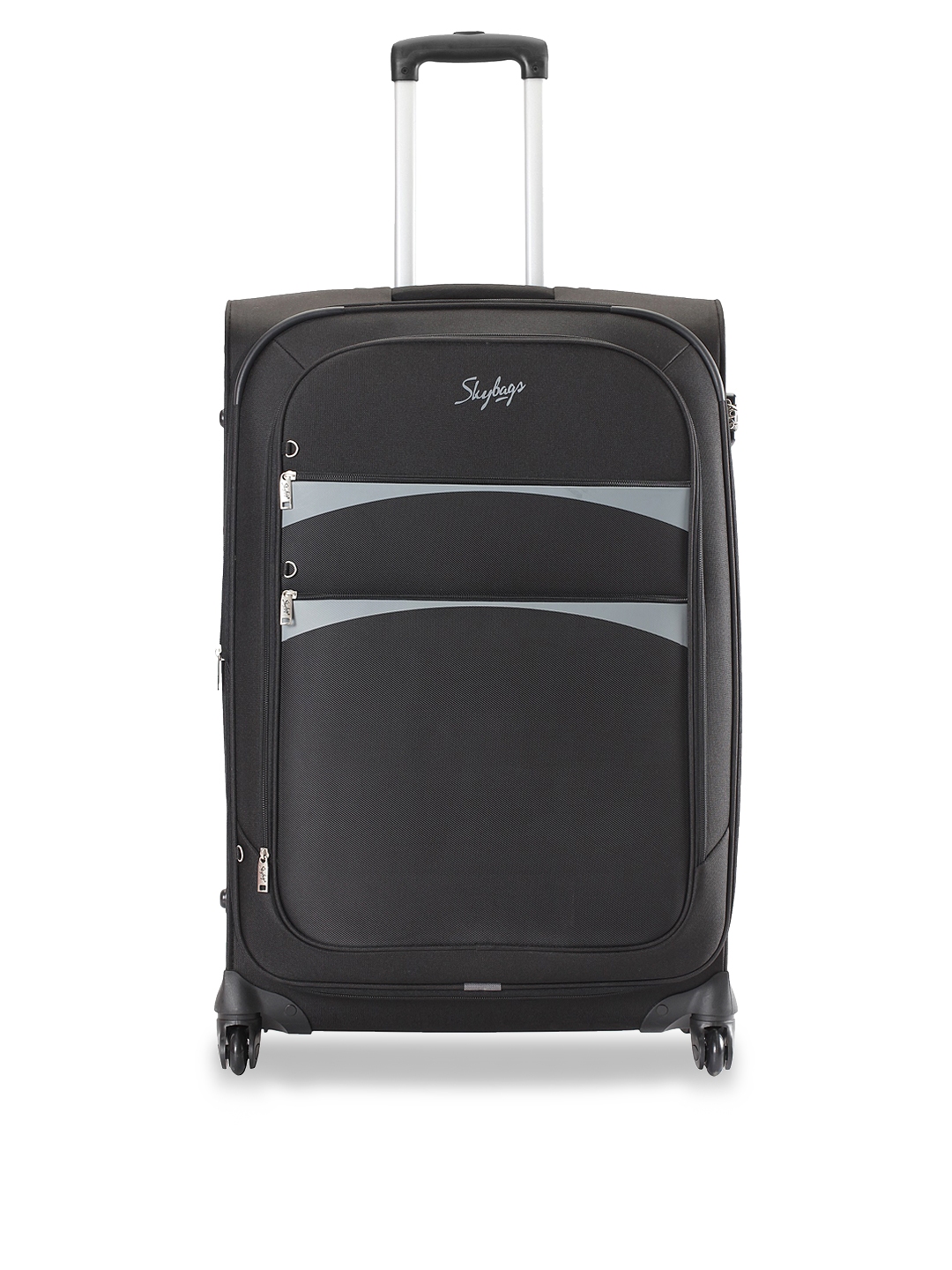 skybags black trolley