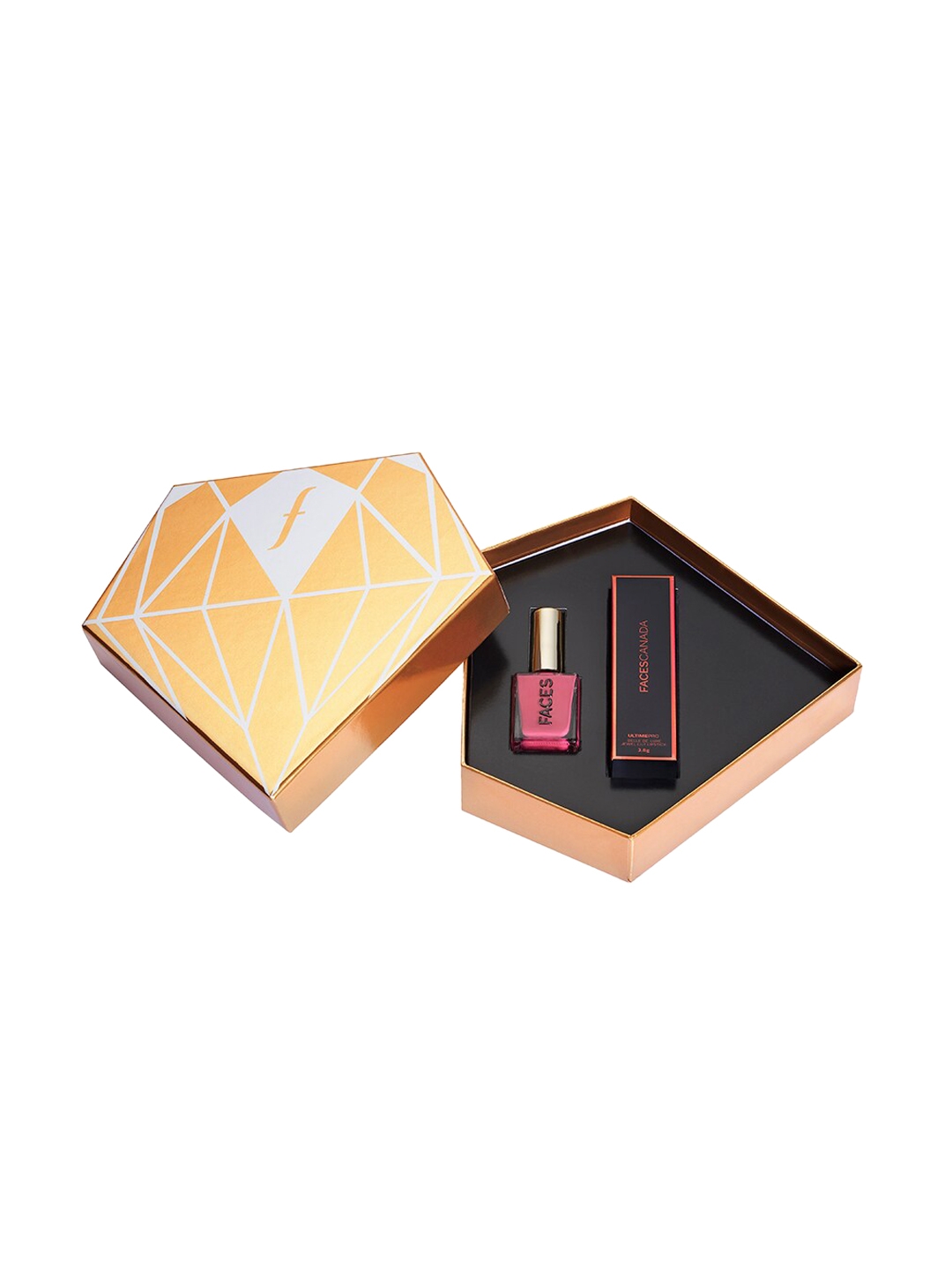 FACES CANADA Set of Ultimate Pro Belle De Luxe Jewel Cut Lipstick   Nail Enamel