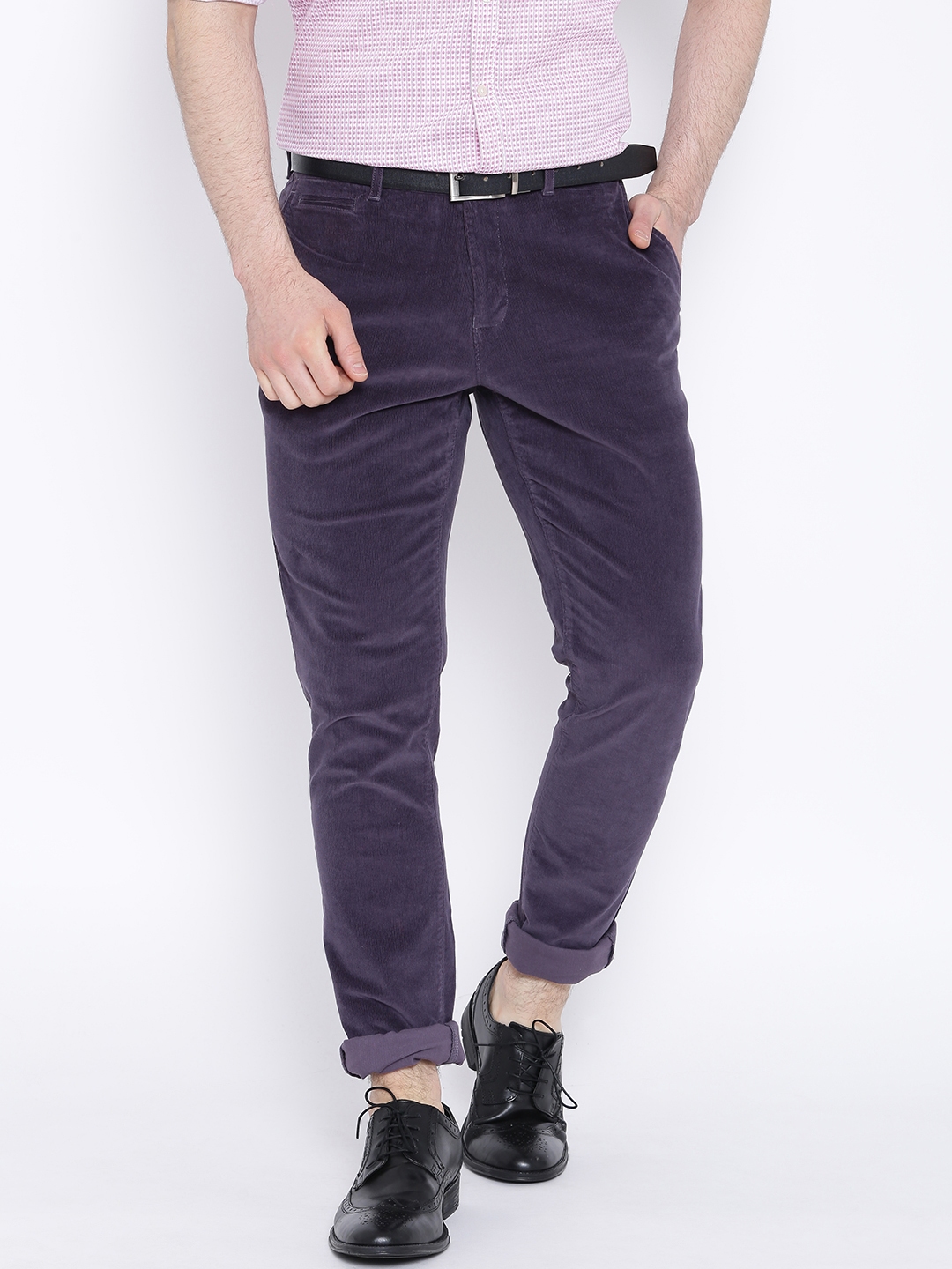 Purple County Corduroy Trousers  Peter Christian