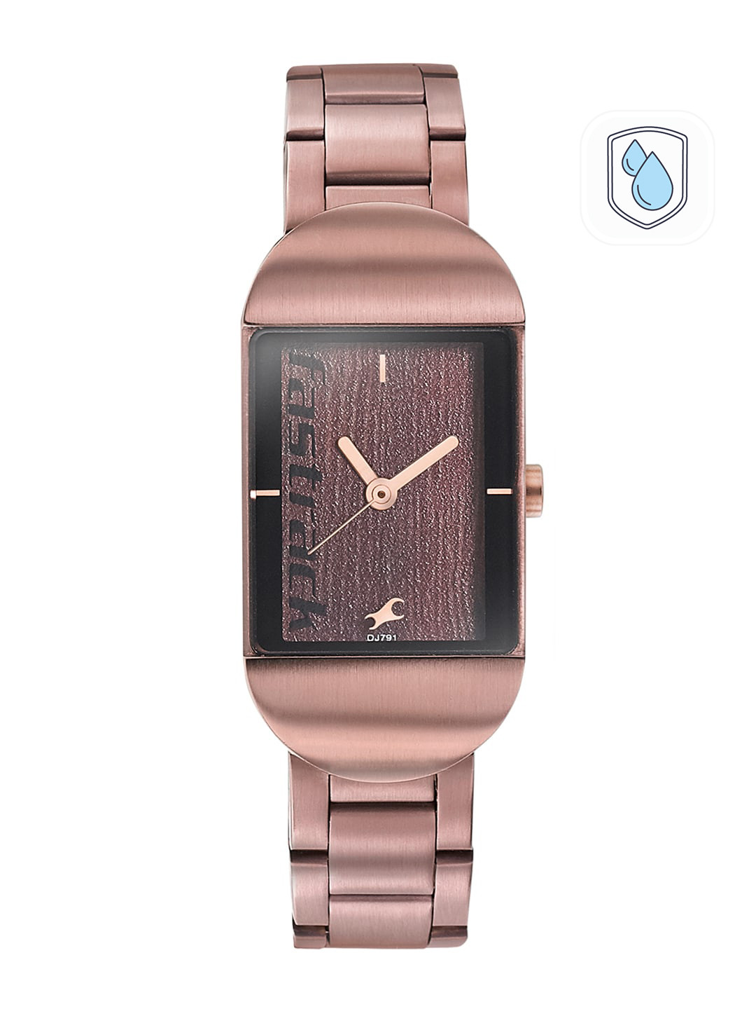 Fastrack Go Skate Women Brown Analogue watch 6201KM02