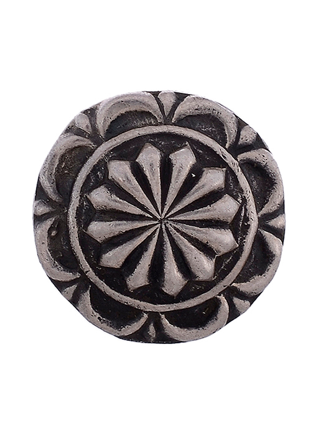 Silvermerc Designs Oxidised Silver Adjustable Finger Ring