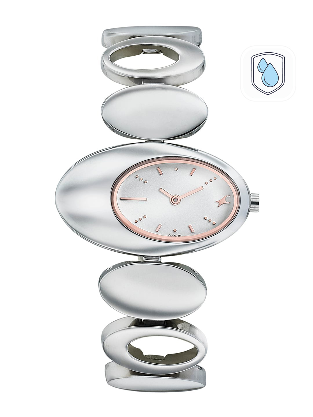 Fastrack Women Steel-toned Analogue Watch 6024SM02