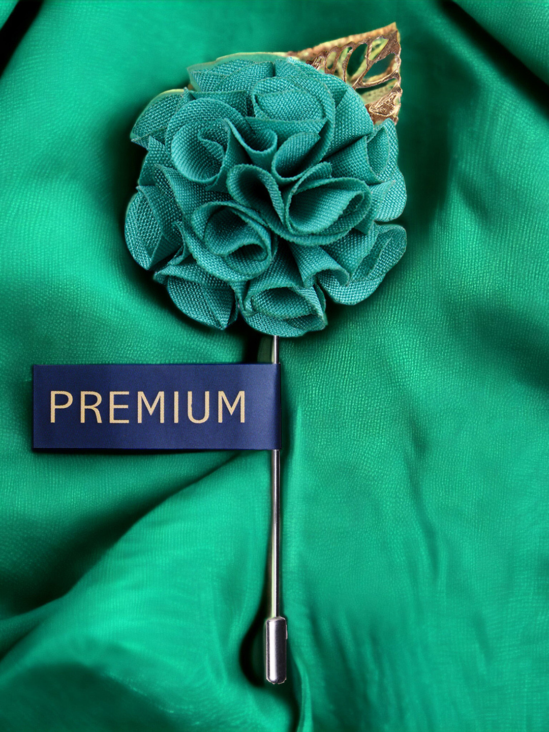 PELUCHE Men Green Floral A Sombre Retreat Brooch Lapel Pin