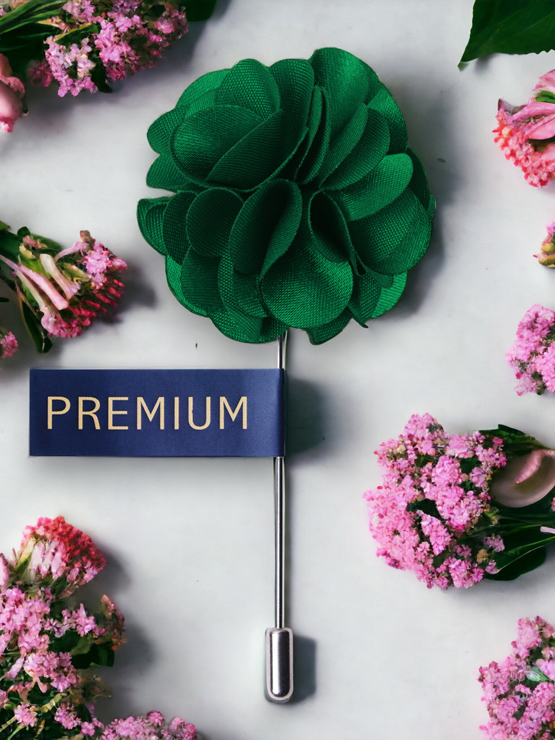 PELUCHE Unisex Green Ornamental Treat Brooch Lapel Pin