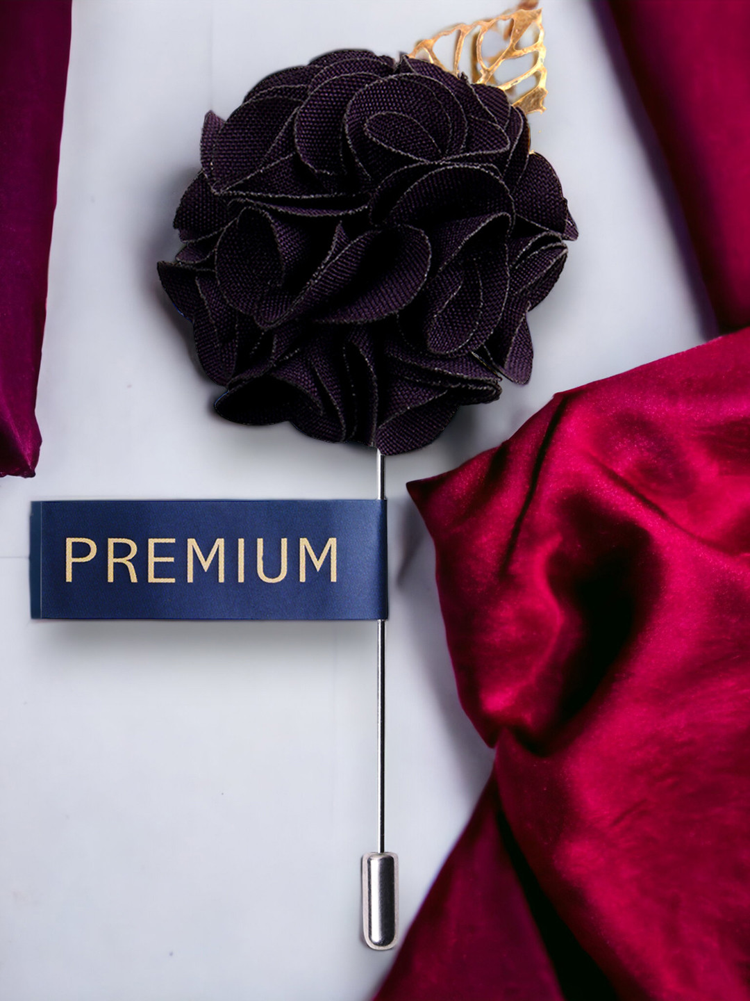 PELUCHE Unisex Purple Brooch Lapel Pin