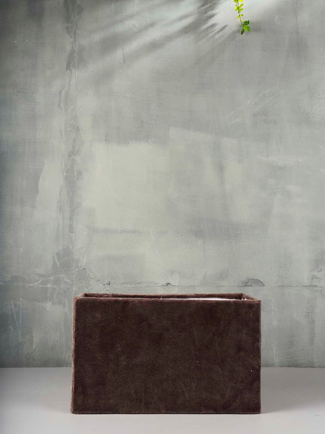 Grated Ginger Brown Solid Contemporary Handcrafted Table Top Lamp & Shade