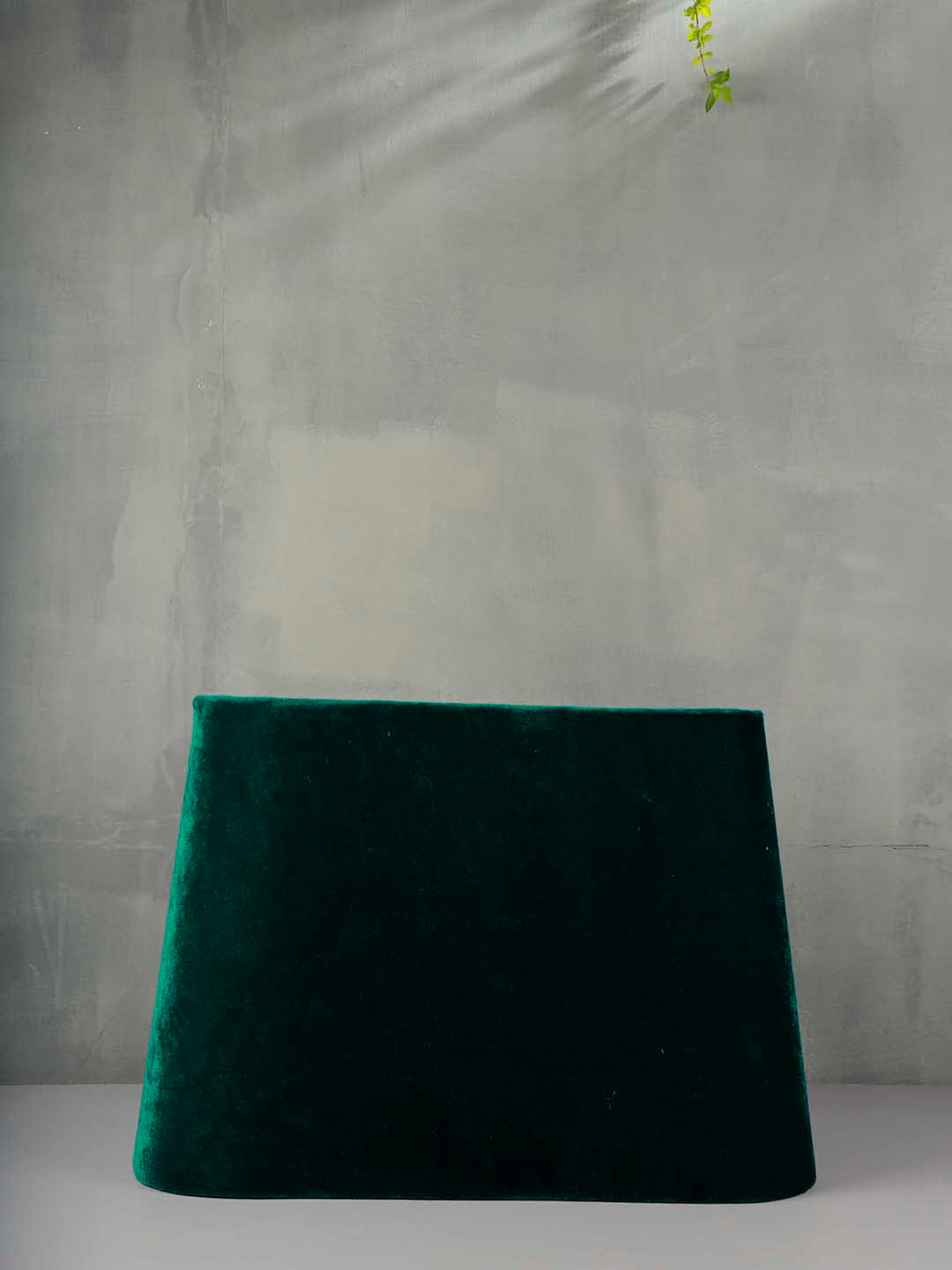 Grated Ginger Green Solid Handcrafted Frustum Table Lamp