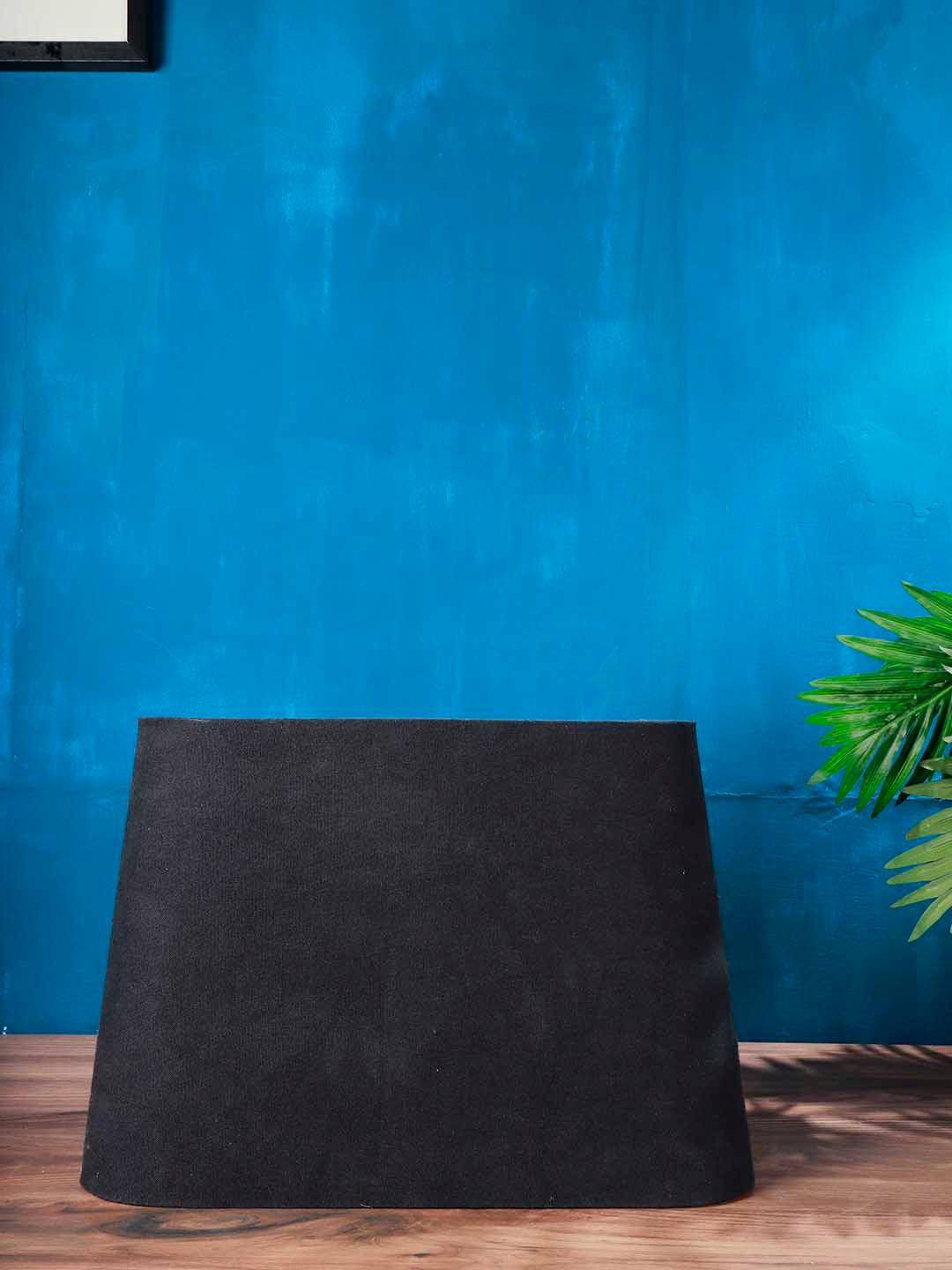 Grated Ginger Black Solid Handcrafted Frustum Table Lamp