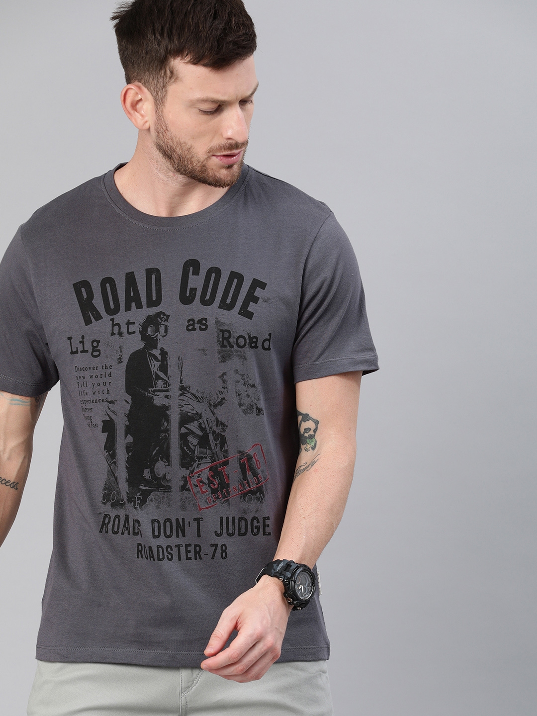 Myntra roadster t shirts online