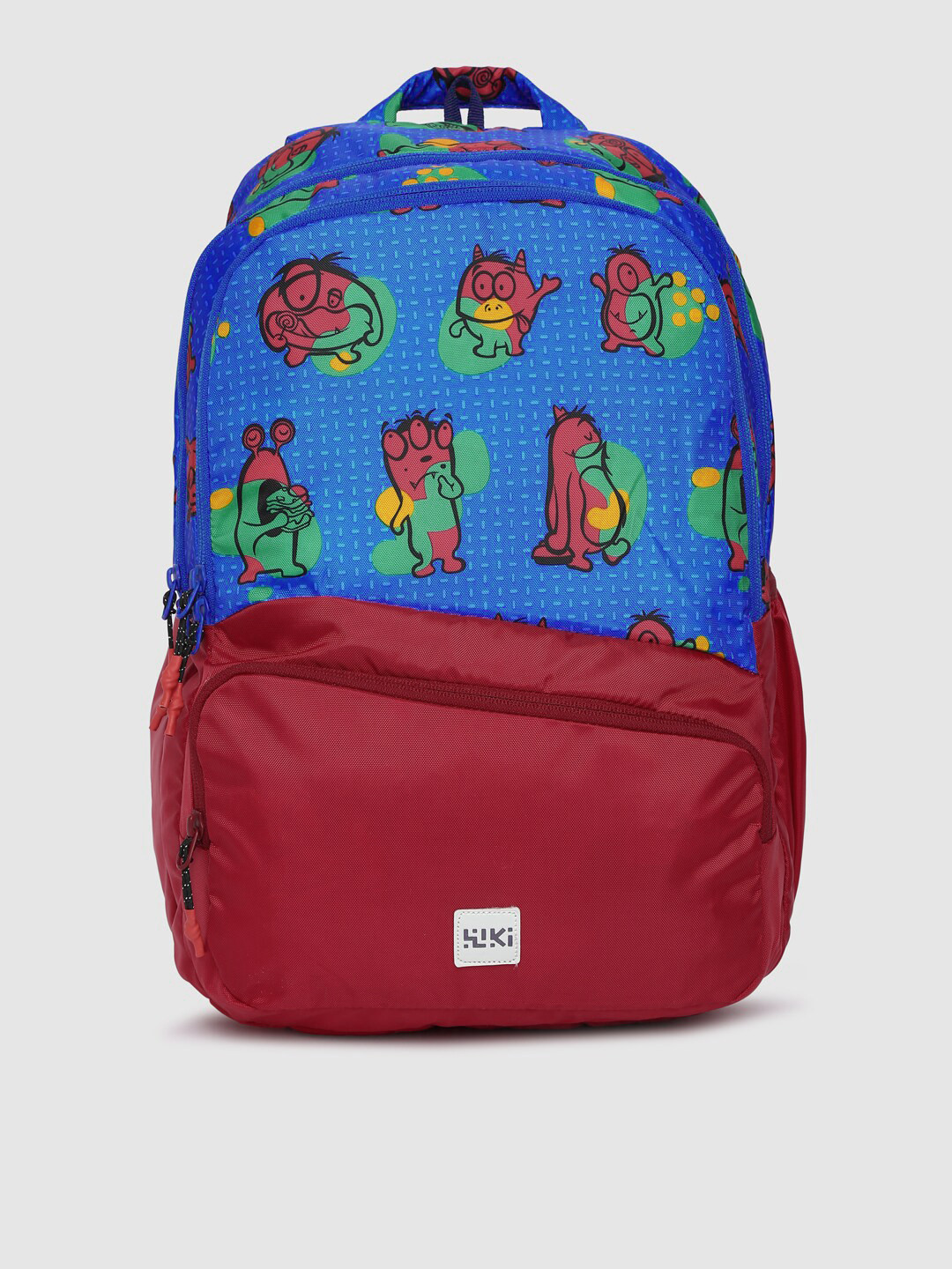 Wildcraft Unisex Blue & Red Graphic Backpack