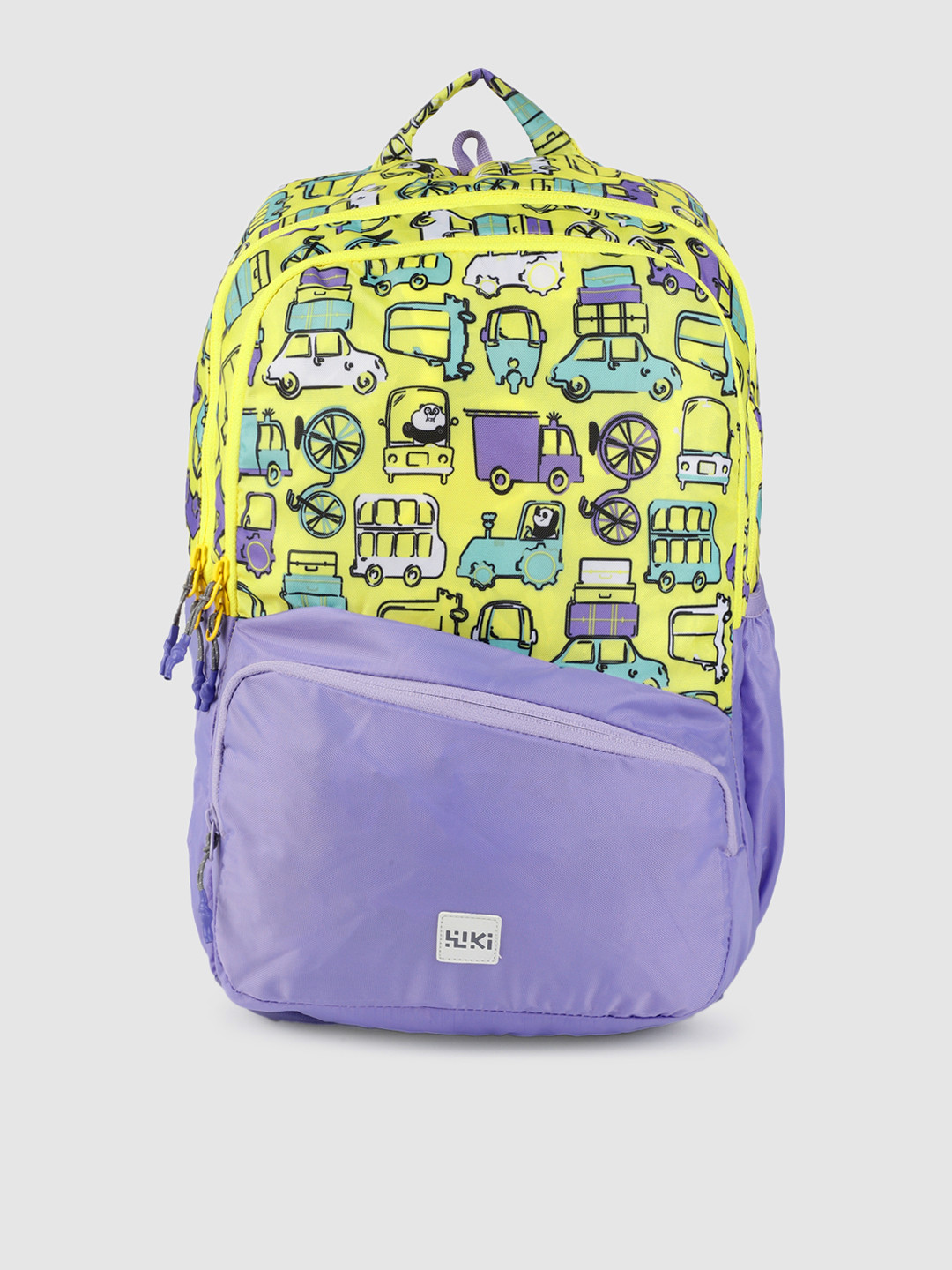 Wildcraft Unisex Yellow & Purple WIKI CHAMP 5 Vehicle Backpack