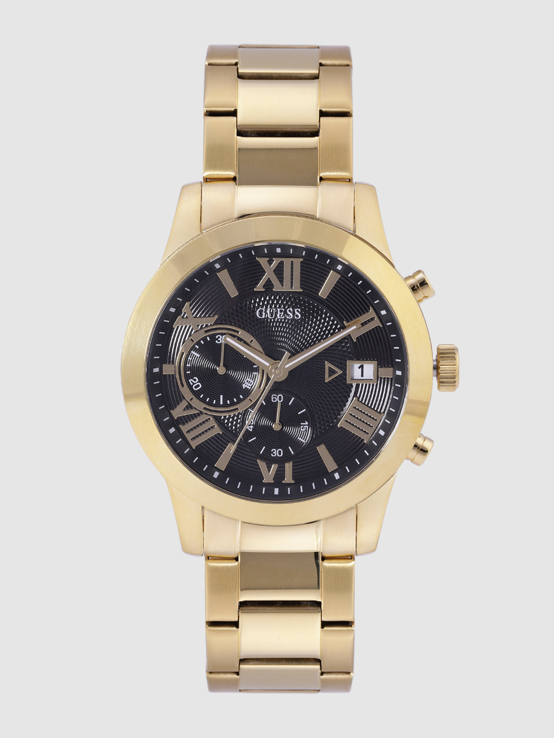 GUESS Men Black Chronograph Watch W0668G8