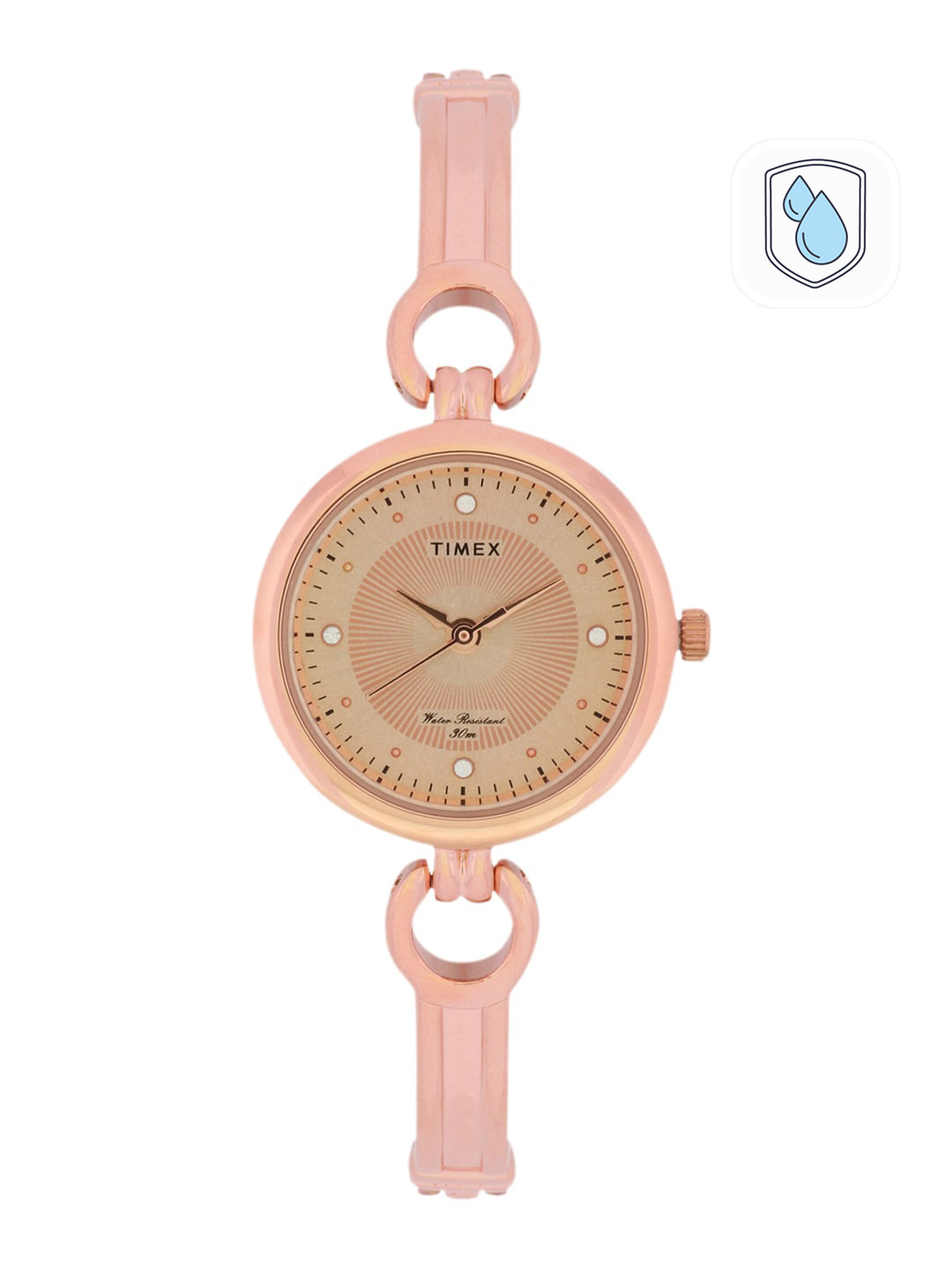 Timex Women Rose Gold-Toned Analogue Watch - TWEL11425
