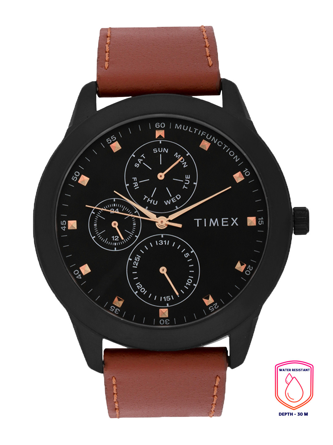 Timex Men Black Multifunction Analogue Watch - TWEG18505