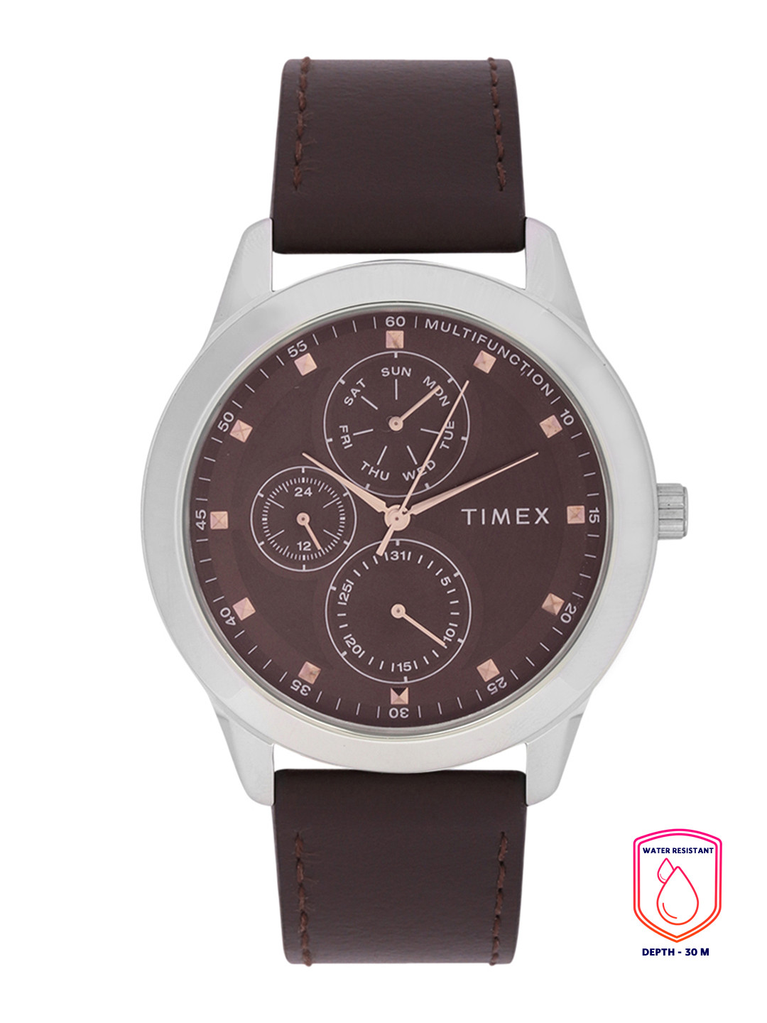 Timex Men Brown Multifunction Analogue Watch - TWEG18501