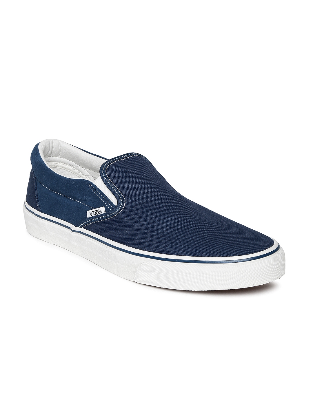 mens blue slip on vans