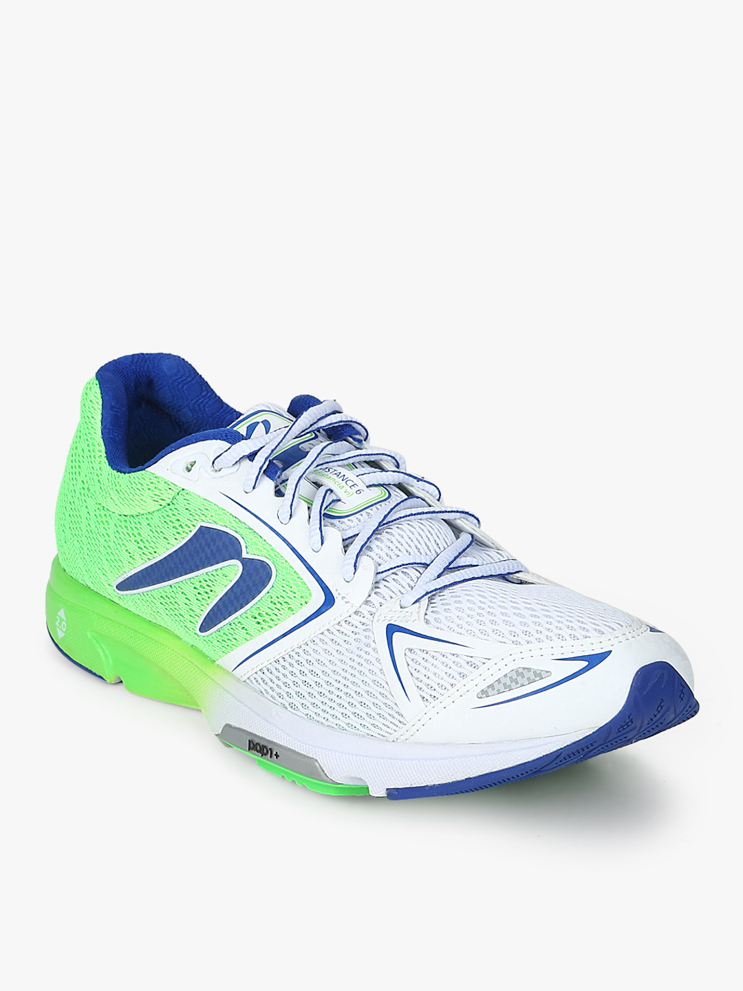 Newton Women White & Green Distance VI Running Shoes