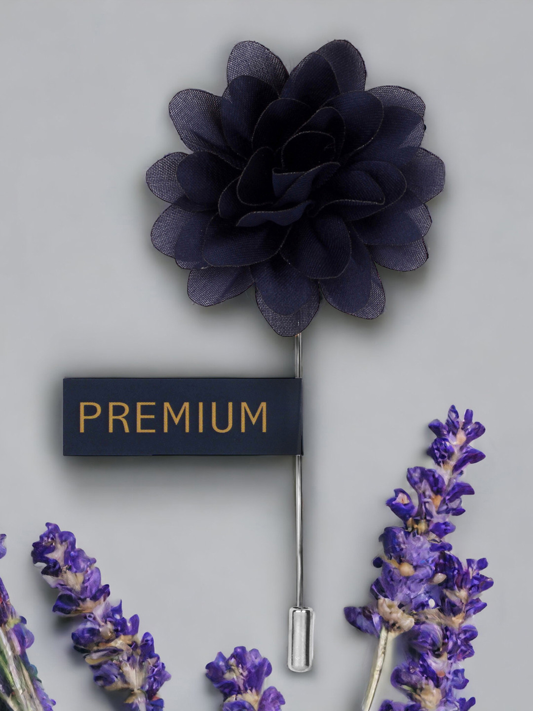 PELUCHE Unisex Blue Elron Petals Lapel Pin