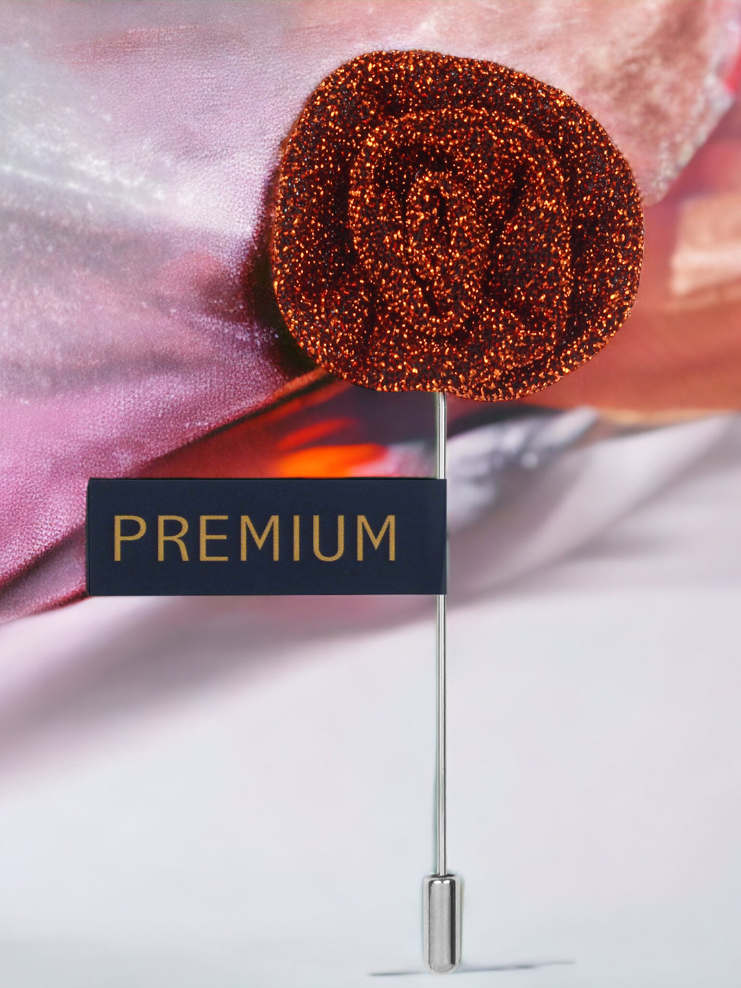 PELUCHE Unisex Copper-Toned The Shining Star Lapel Pin