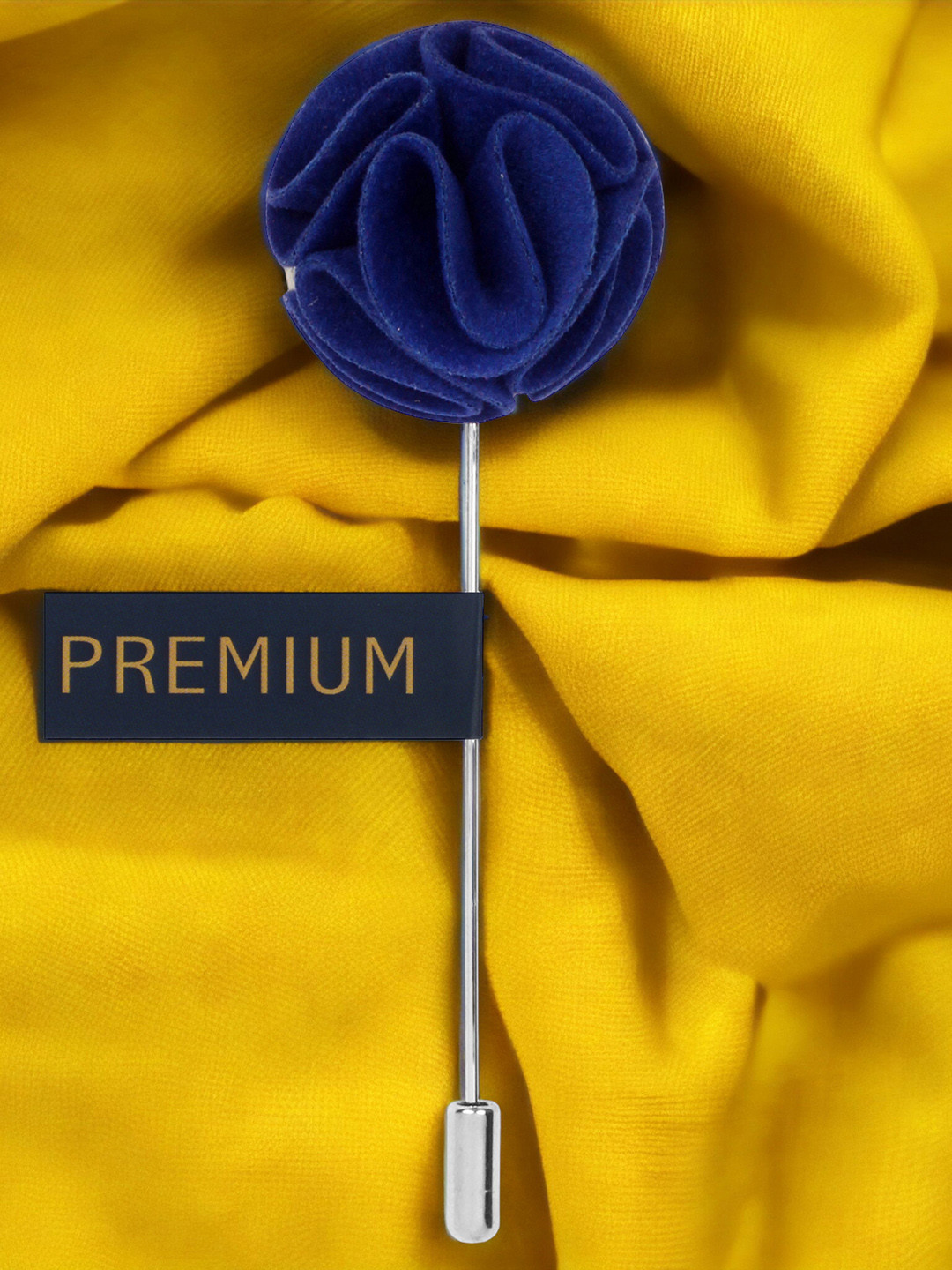 PELUCHE Unisex Blue The Dahlia Flower Lapel Pin