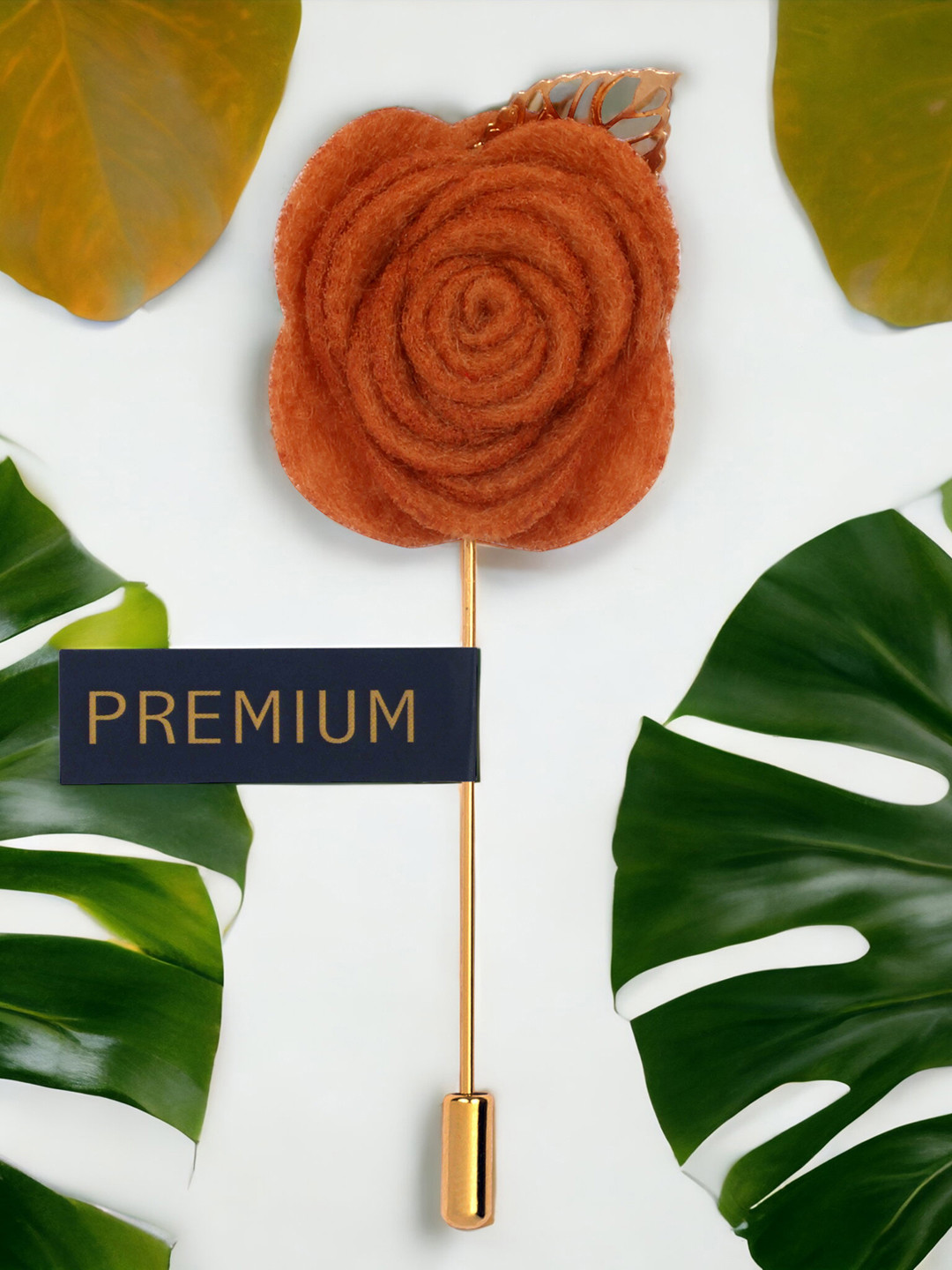 PELUCHE Unisex Brown The Prince Charming Lapel Pin