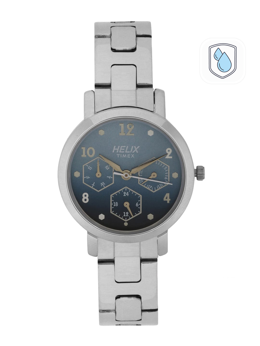 Helix By Timex Women Teal Blue Analogue Watch TW024HL33