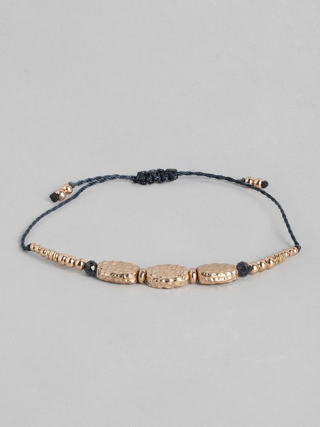 Accessorize London Women Hammered Friendship Bracelet