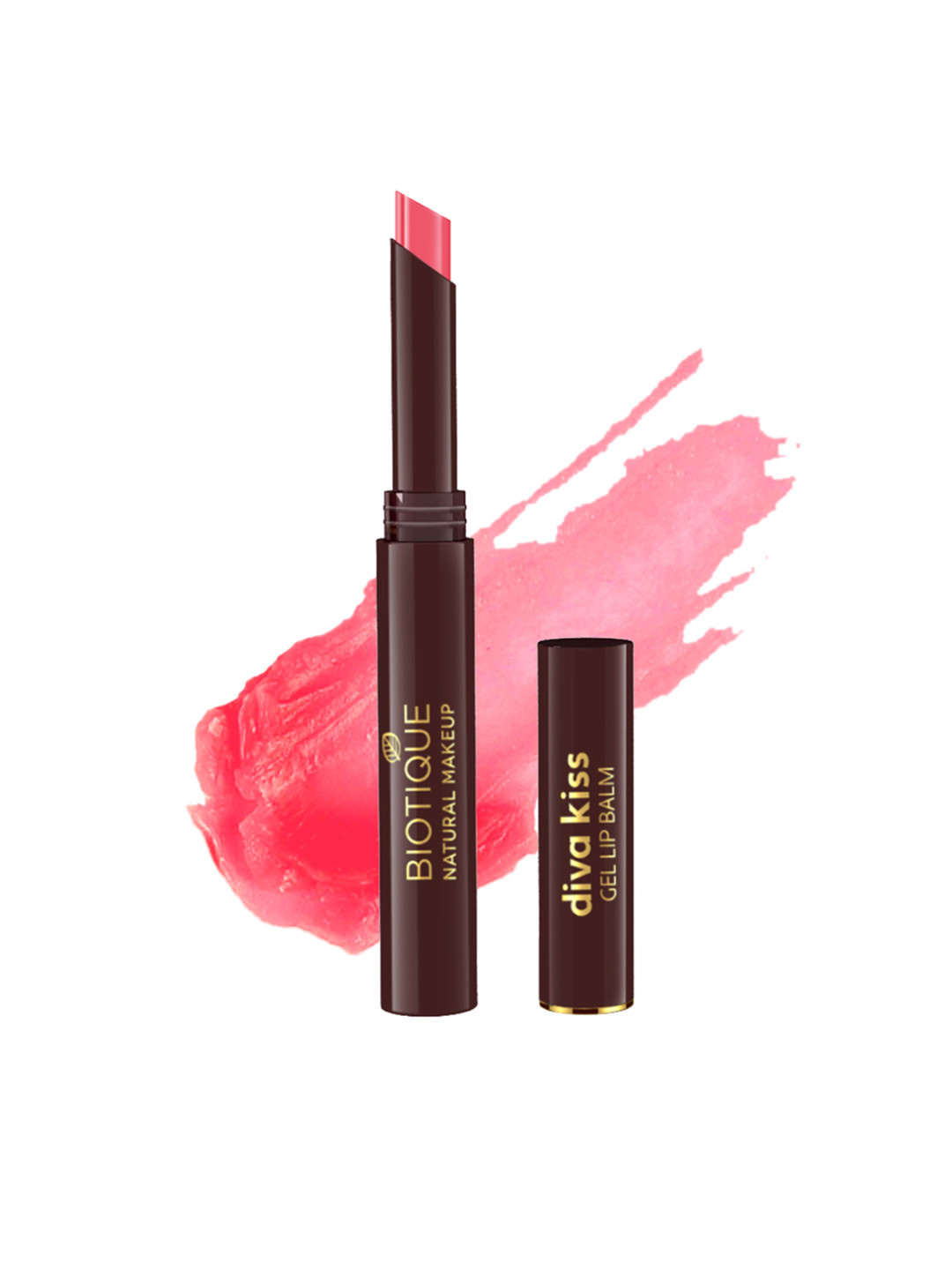 BIOTIQUE NATURAL MAKEUP Women Diva Kiss Gel Lip Balm - Grapefruit Punch P110 2g