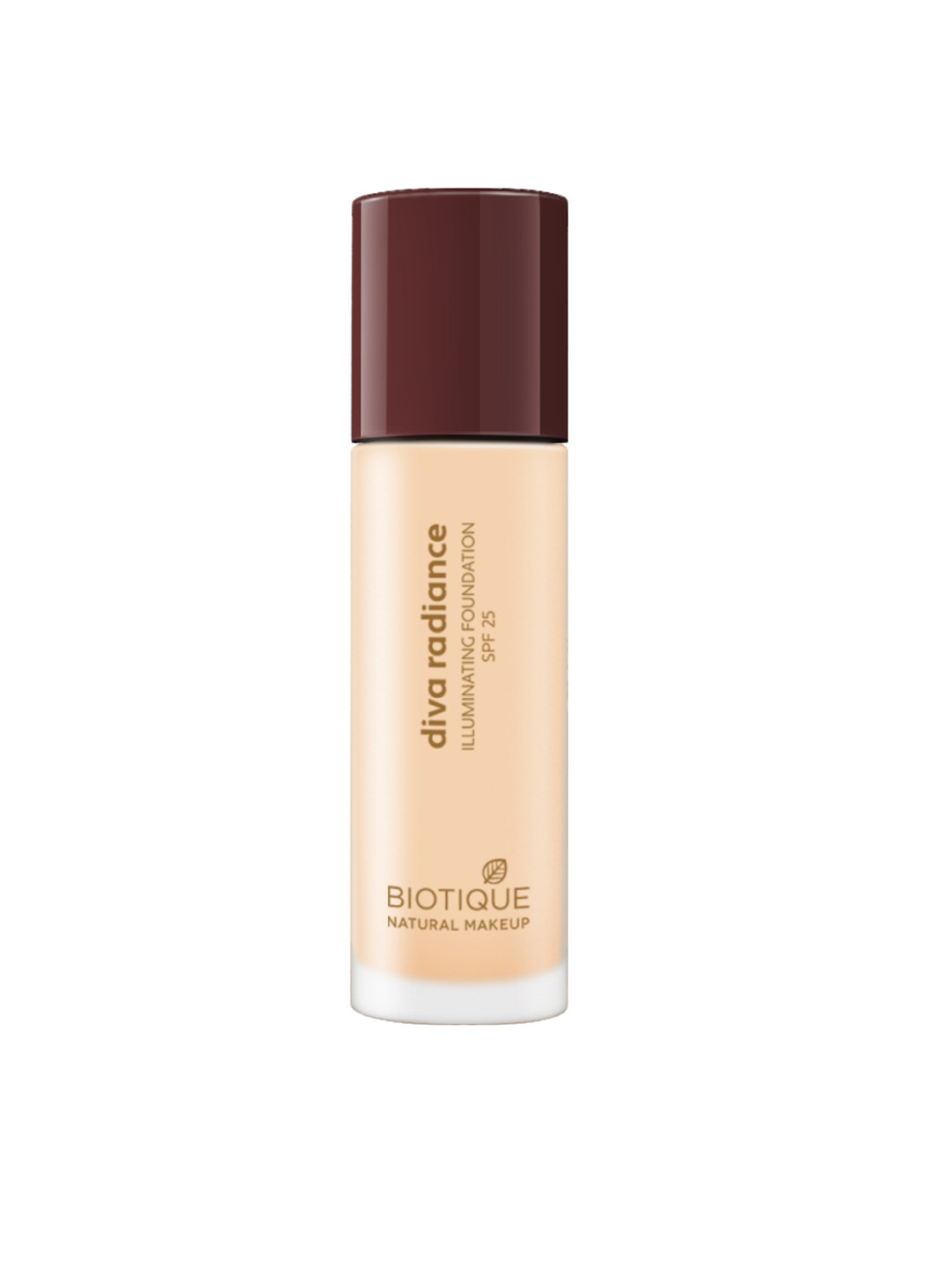 BIOTIQUE NATURAL MAKEUP Diva Radiance Pearl Barley Illuminating Matte Foundation F101