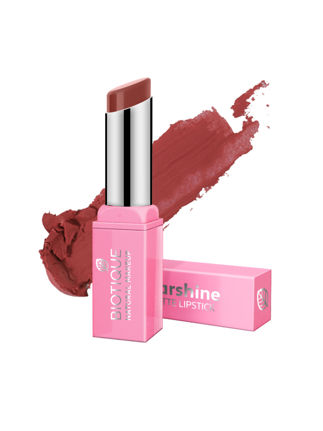 BIOTIQUE NATURAL MAKEUP Starshine Warm Walnut Matte Lipstick B306