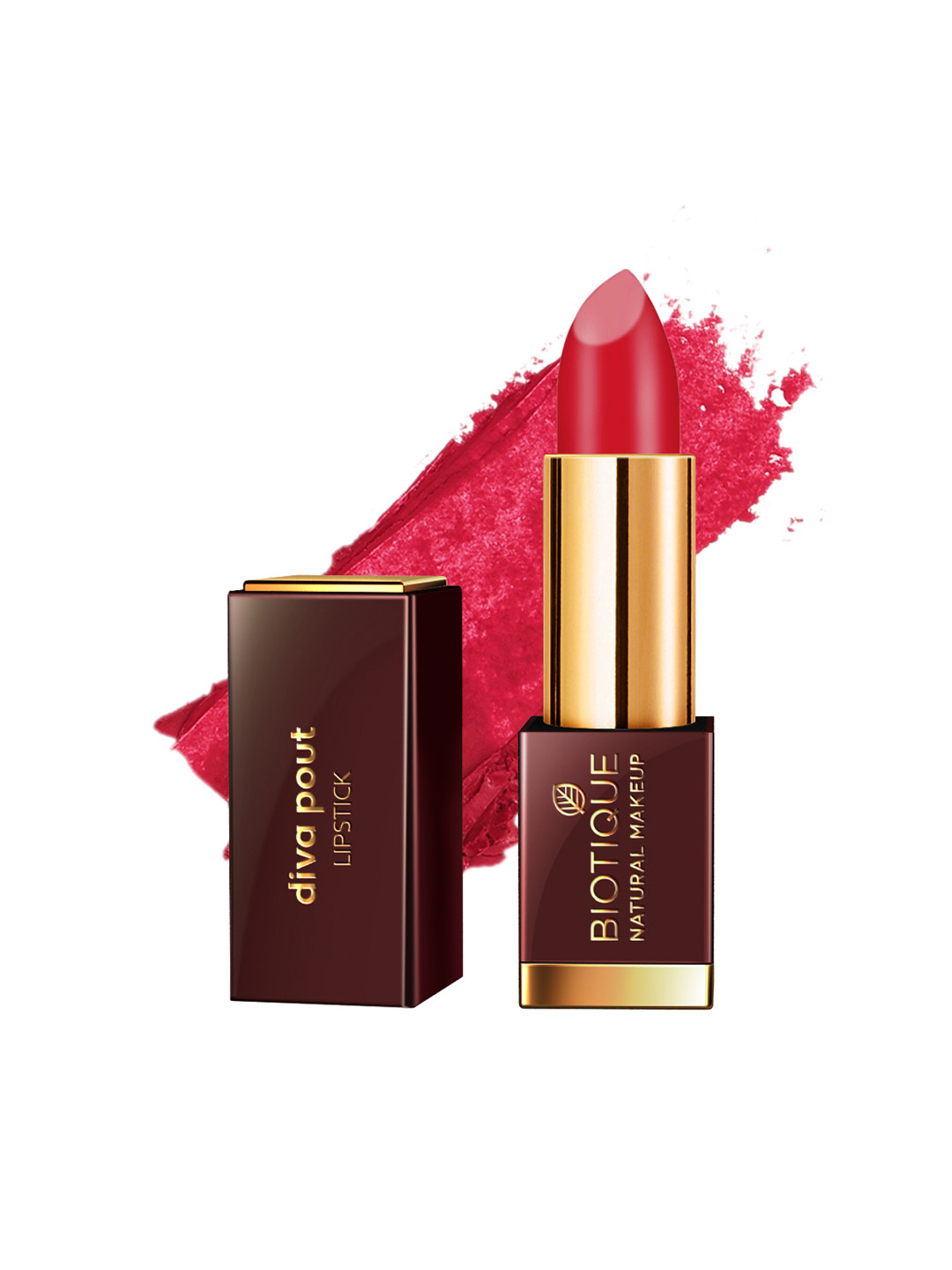 BIOTIQUE NATURAL MAKEUP Diva Pout Lipstick-P104 Color Me Pink 4 g
