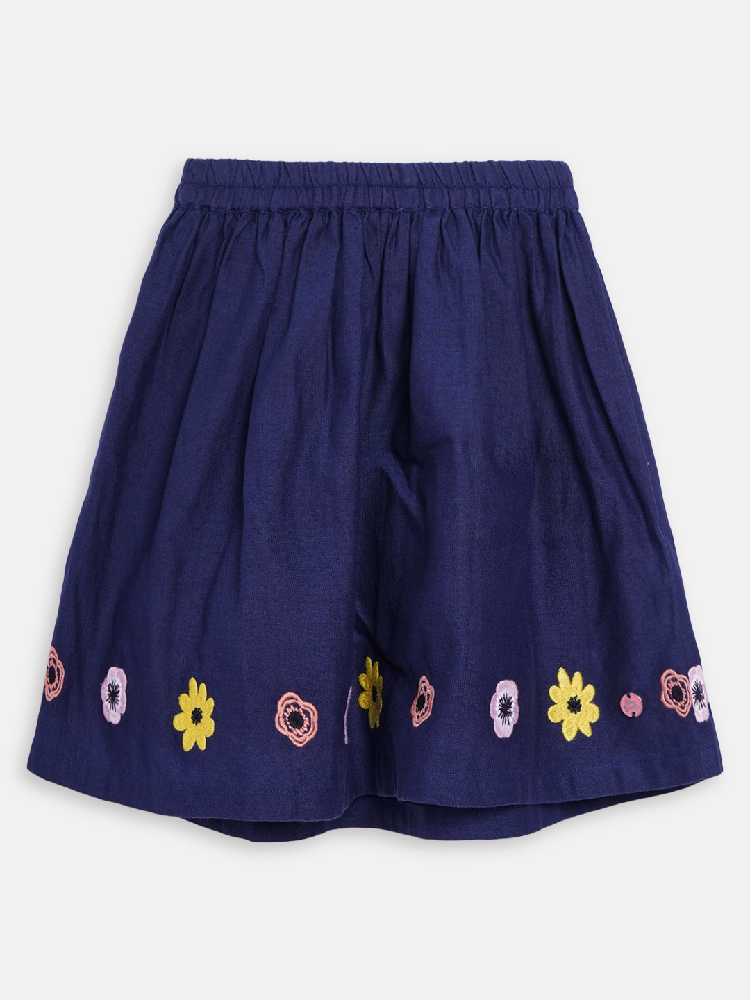 Blue Giraffe Girls Navy Blue Skirt