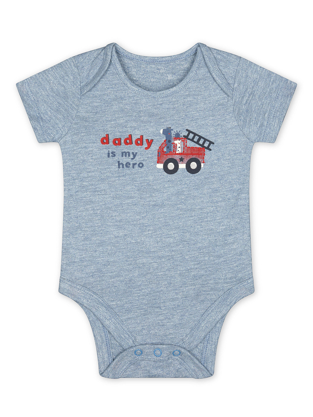 mothercare Boys Blue Printed Bodysuit