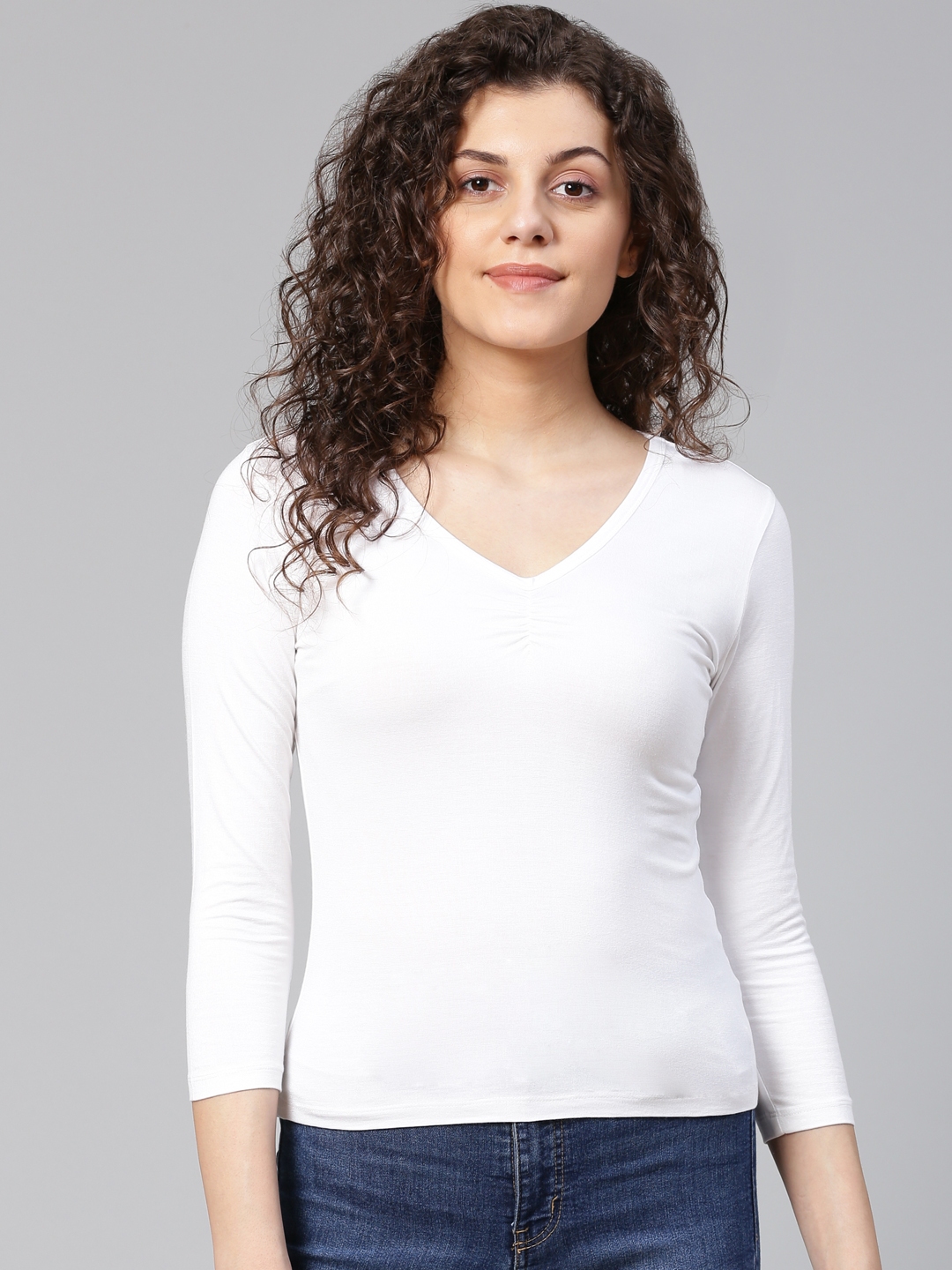 Buy White Tops for Women by VividArtsy Online